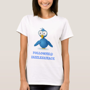 Camiseta Twitter Sígueme por su nombre de usuario
