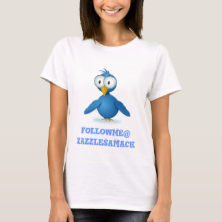 Camiseta Twitter Sígueme por su nombre de usuario