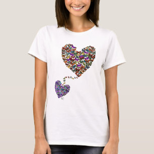 Camiseta Two Butterfly Hearts