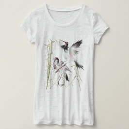 Camiseta Two Cranes In Bamboo Shirts