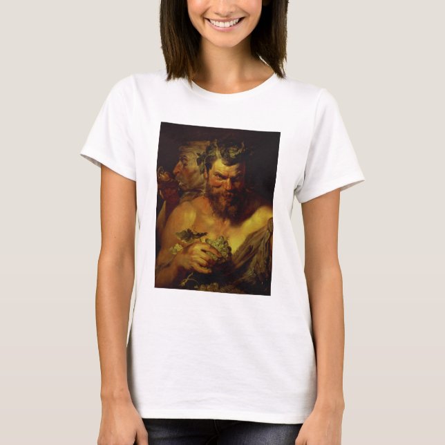 Camiseta Two Satyrs (oil on panel) (Anverso)