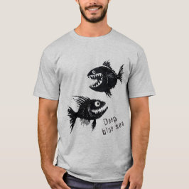 Camiseta Two scary fish, personalized