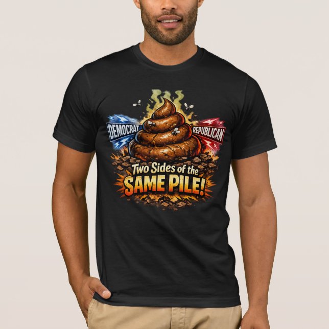Camiseta Two Sides of the same Pile (Anverso)