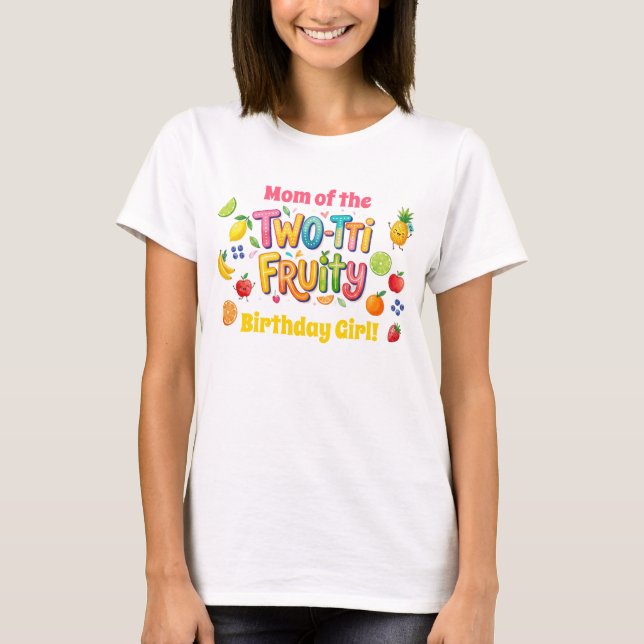 Camiseta Two-tti Fruity 2nd Birthday Party (Anverso)