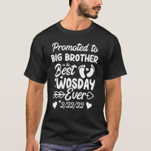 Camiseta Twosday Promoted Big Brother Matching Sibling New