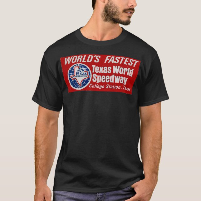 Camiseta TWS,Texas World Speway,Velocidad del curso cerrado (Anverso)