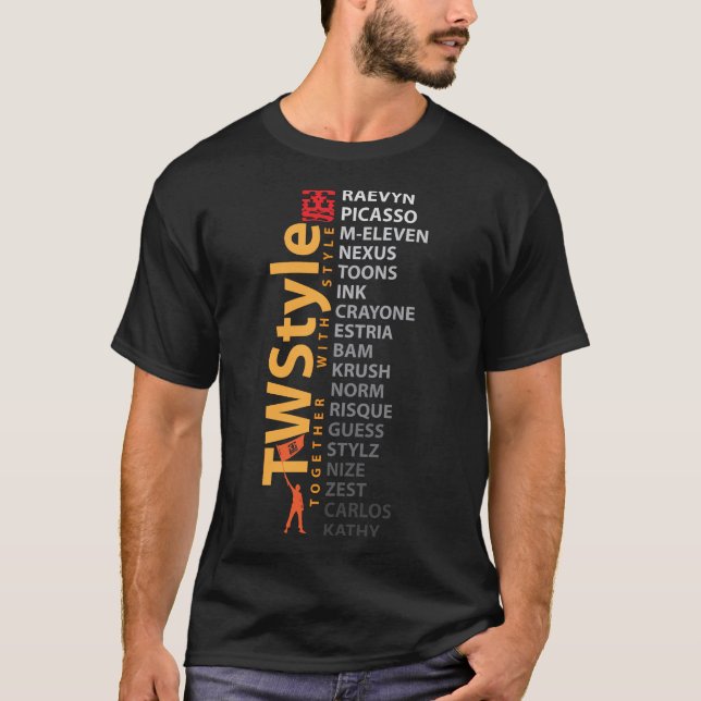 Camiseta TWStyle Roll Call (Anverso)