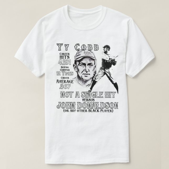 Camiseta Ty Cobb (Diseño del anverso)