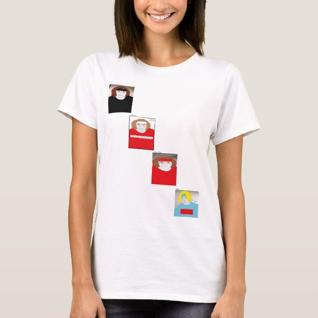 Camiseta Ty, Gabriel, John James y Nick Dibujando (Anverso)
