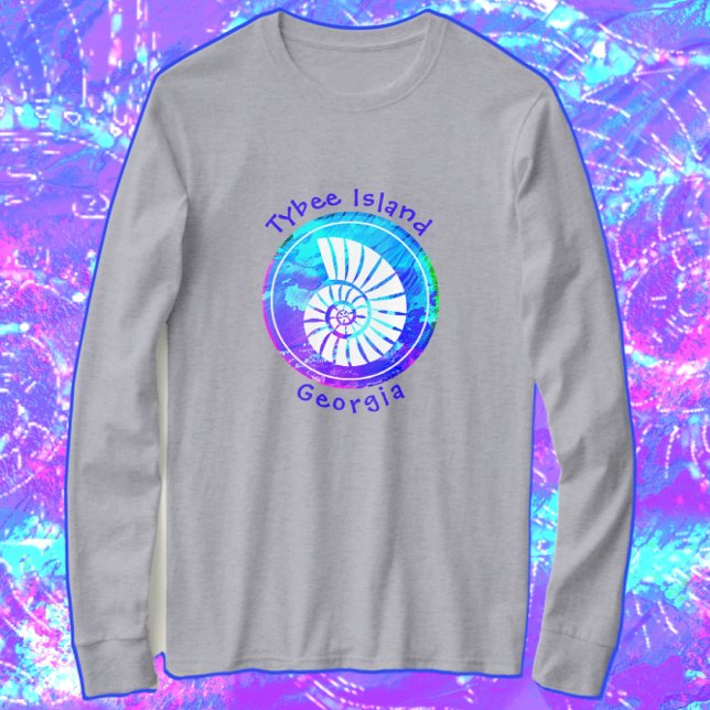 Camiseta Tybee Island Georgia Ocean Seashell T-Shirt (Subido por el creador)