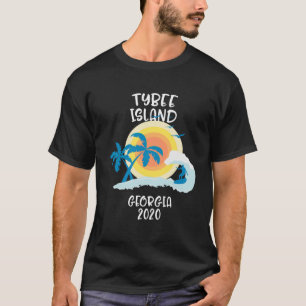 Camiseta Tybee Island Georgia Vacation Surf Beach Family Tr