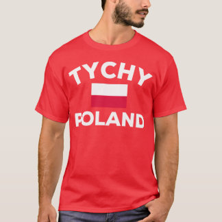 Camiseta Tychy Polonia Bandera polaca Ciudad familia