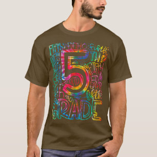 Camiseta Tye 5° Grado De Vuelta A La Escuela De Maestros