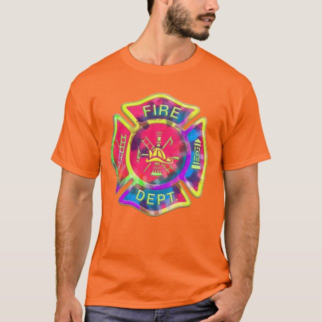 Camiseta Tye de canapé de bombero (Anverso)