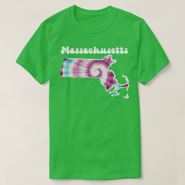 Camiseta Tye de canto de Massachusetts (Diseño del anverso)