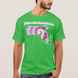 Camiseta Tye de canto de Massachusetts