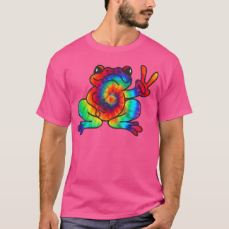 Camiseta Tye De Canto De Rana De La Paz De Guay Para Niños