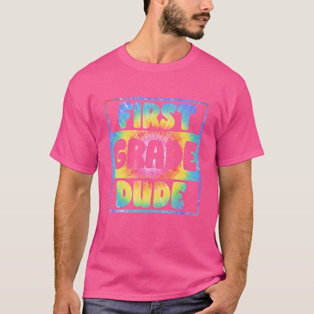 Camiseta Tye De Primer Grado, Amigo De Vuelta Al Profesor D (Anverso)