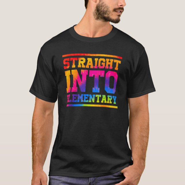 Camiseta Tye Directamente En El Profesor De Educación Prima (Anverso)