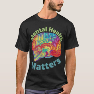 Camiseta Tye Dye La Salud Mental Importa Enfermedades Del C