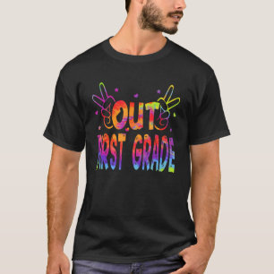 Camiseta Tye Dye Peace Out First Graduation Senior He