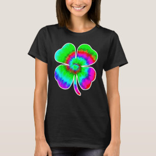 Camiseta Tye Dye St Patricks Day Mujeres Green C Irish 60