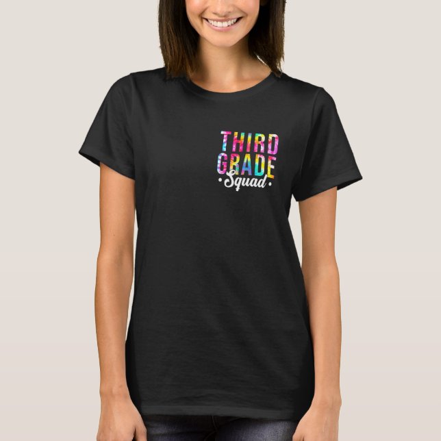 Camiseta Tye Tye 3er grado Escuadrón de bolsillo de profeso (Anverso)