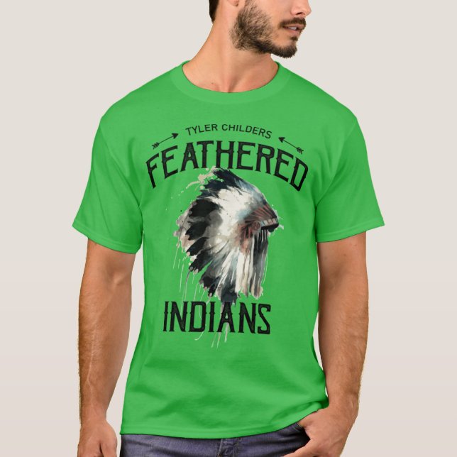 Camiseta Tyler Childers Feathered Indians boy friends (Anverso)