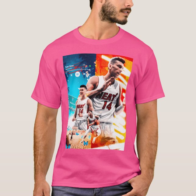 Camiseta Tyler Herro Art Basketball (Anverso)