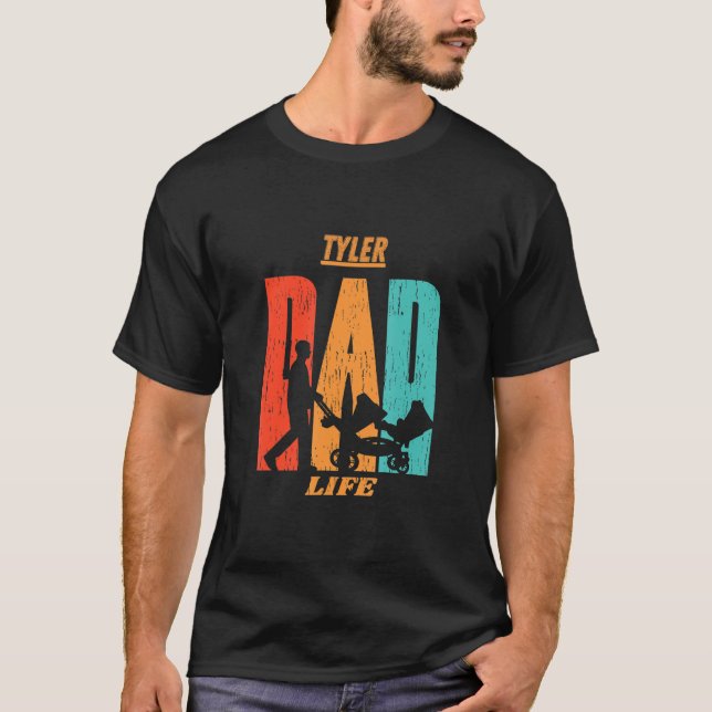 Camiseta Tyler Native Funny State Flag Dad Parent Baby (Anverso)