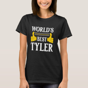 Camiseta Tyler Surname Funny Team Family Apellido World
