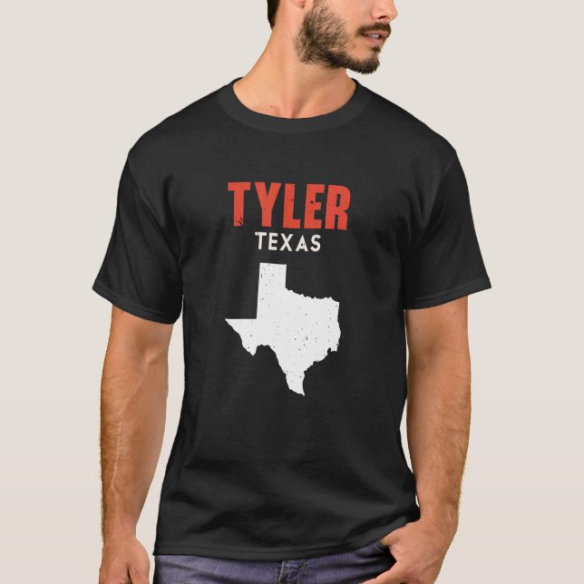 Camiseta Tyler Texas USA State America Travel Texan (Anverso)