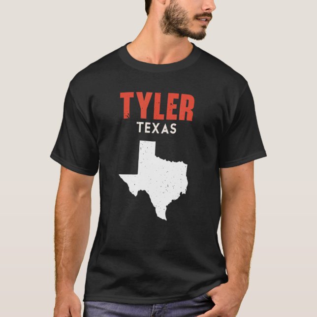 Camiseta Tyler Texas USA State America Travel Texan (Anverso)