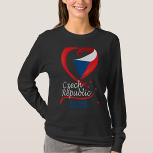 Camiseta Tyn Y Vltavou República Checa Bandera Corazón De