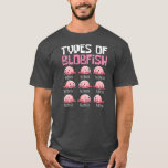 Camiseta Types Of A Blobfish Water Animal Blobfish<br><div class="desc">Types Of A Blobfish Water Animal Blobfish Gift. Perfect gift for your dad,  mom,  papa,  men,  women,  friend and family members on Thanksgiving Day,  Christmas Day,  Mothers Day,  Fathers Day,  4th of July,  1776 Independent day,  Veterans Day,  Halloween Day,  Patrick's Day</div>