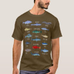 Camiseta Types Of Saltwater Fish Fish Species Biology Fishi<br><div class="desc">Types Of Saltwater Fish Fish Species Biology Fishing Boys  .</div>