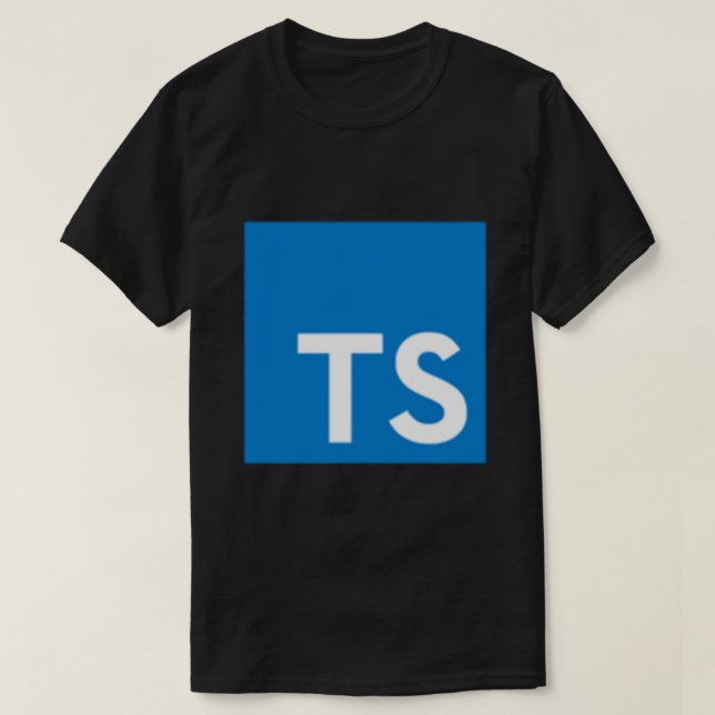 Camiseta TypeScript Logo (White) Classic T-Shirt (Diseño del anverso)