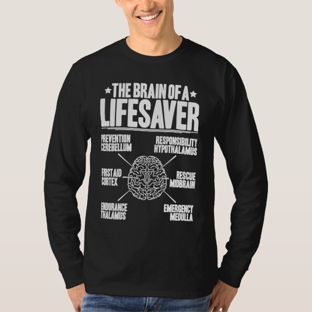 Camiseta Typical Brain Lifesaver (Anverso)