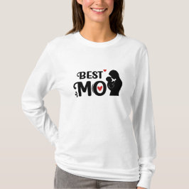 Camiseta Typografía De Mamá Arte Elegante Y Personalizado