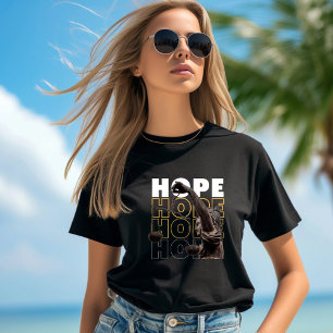 Camiseta Typografía en blanco y negro HOPE T-Shirt
