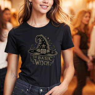 Camiseta Typografía retro vintage Halloween Costume mujeres