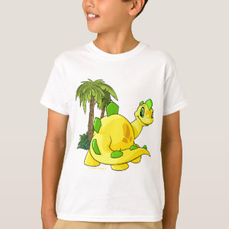 Camiseta Tyrannian Chomby amarillo que mira