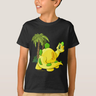 Camiseta Tyrannian Chomby amarillo que mira
