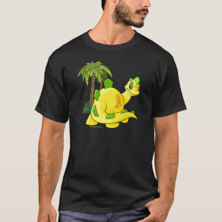 Camiseta Tyrannian Chomby amarillo que mira