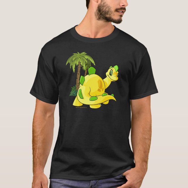 Camiseta Tyrannian Chomby amarillo que mira (Anverso)