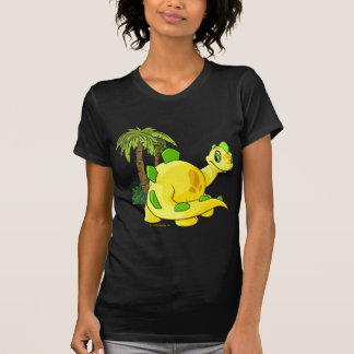Camiseta Tyrannian Chomby amarillo que mira