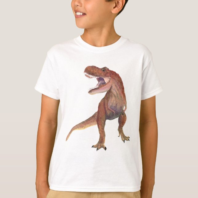Camiseta Tyrannosauro Rex Dinosaur Roars (Anverso)