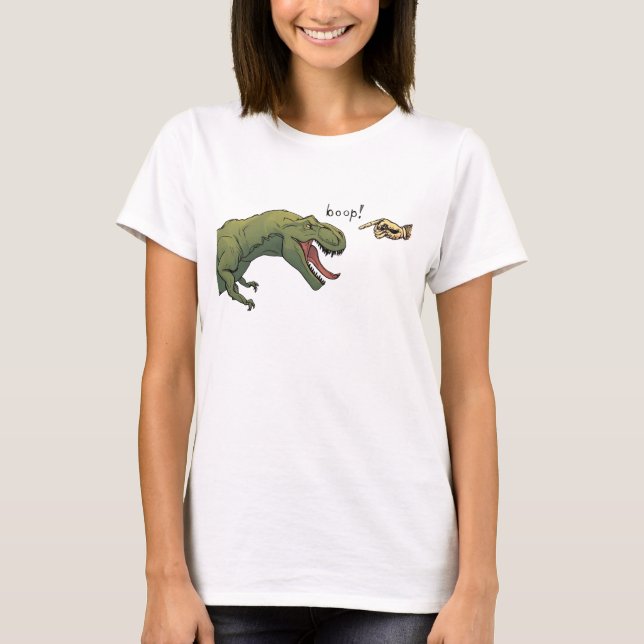 Camiseta Tyrannosaurus de T-Rex Dinosaur Boop feme (Anverso)