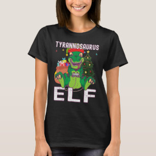 Camiseta Tyrannosaurus Elf Paró Mi Juego Para Estar Aquí Cr