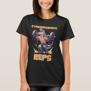Camiseta Tyrannosaurus Reps Funny Dinosaur T-Rex Gym Workou
